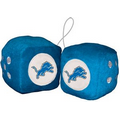 NFL Fuzzy Dice: Detroit Lions